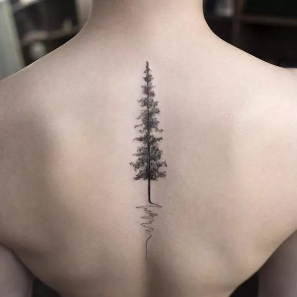 Spine tattoos - #10 