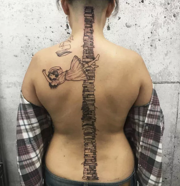 Spine tattoos - #12 