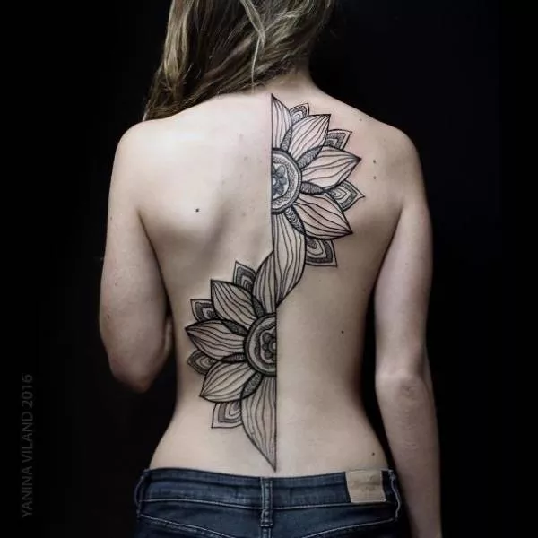 Spine tattoos - #15 