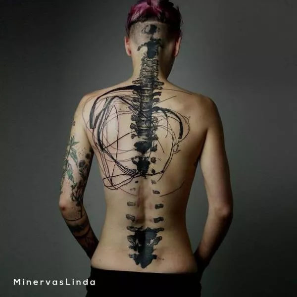Spine tattoos - #22 