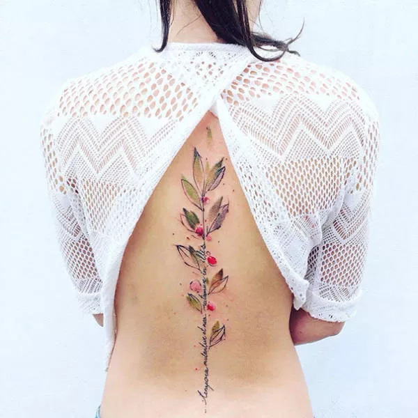 Spine tattoos - #30 