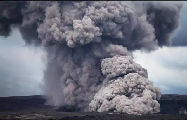 Eruption du mont kilauea