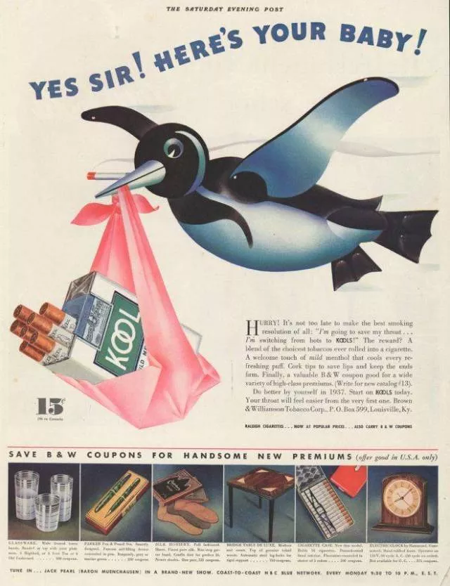 Vintage ads of cigarettes - #14 