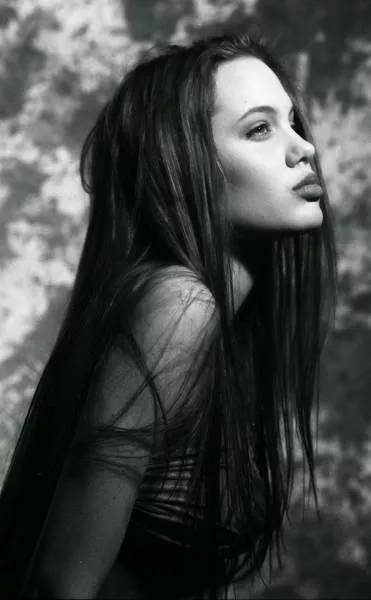 Check out the first photo shoot of angelina jolie when she was almost 15 years