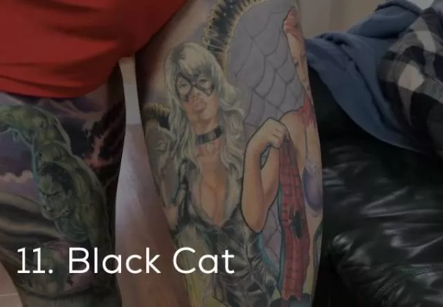 Guinness record for the most marvel tattoos - #14 