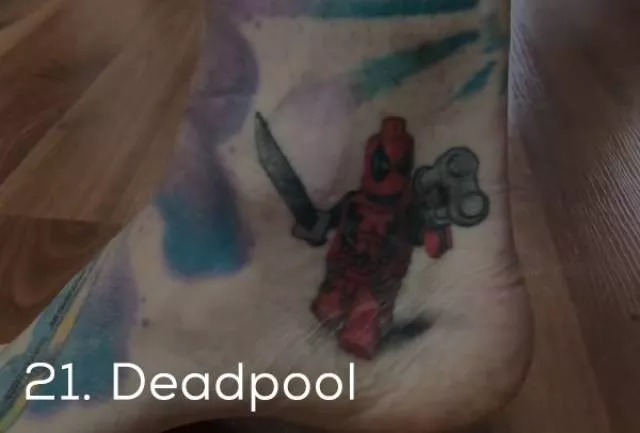 Guinness record for the most marvel tattoos - #24 