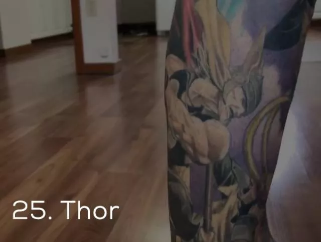 Guinness record for the most marvel tattoos - #28 