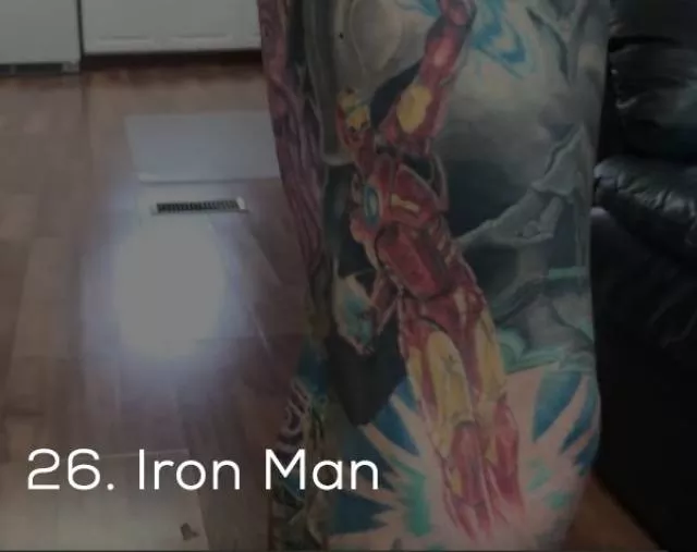 Guinness record for the most marvel tattoos - #29 