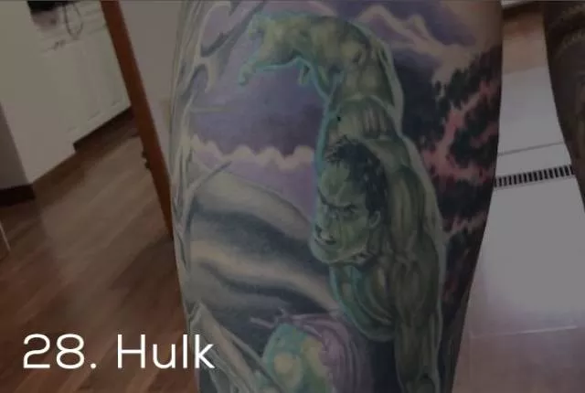 Guinness record for the most marvel tattoos