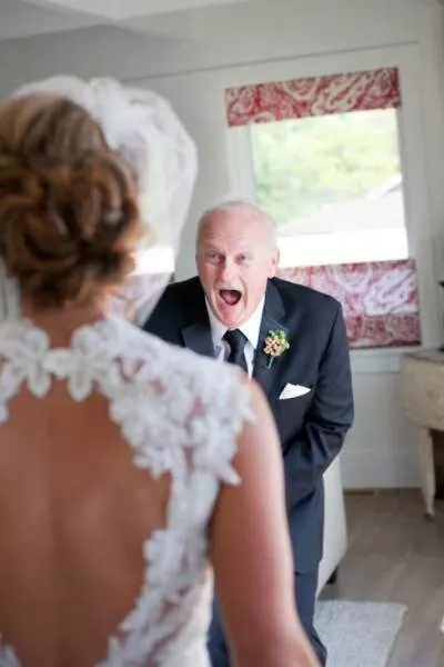The emotion of the parents during the wedding - #17 