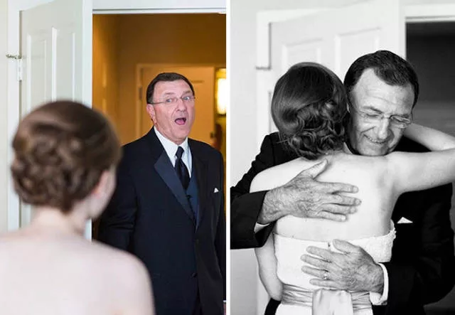 The emotion of the parents during the wedding - #6 