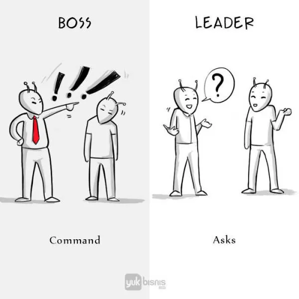 Difference between a boss and a leader - #3 