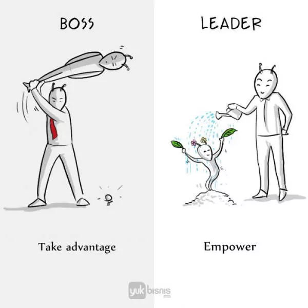 Difference between a boss and a leader - #6 