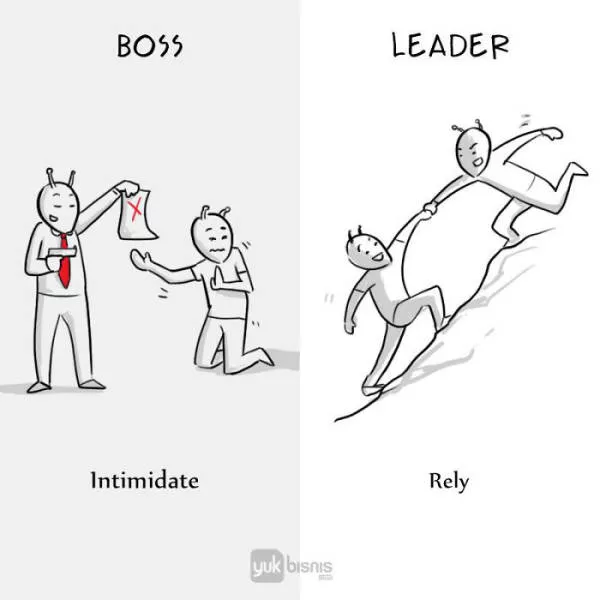 Difference between a boss and a leader - #7 