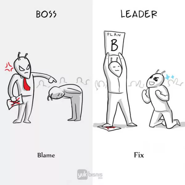 Difference between a boss and a leader - #8 