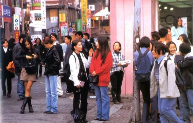 Mode de rue corenne des annes 90