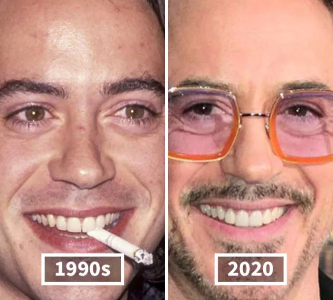 Faces of celebrities over time - #15 