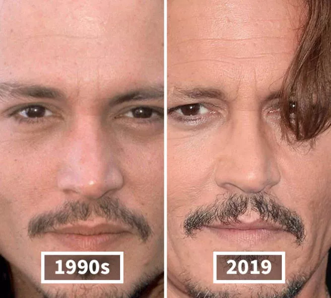 Faces of celebrities over time - #23 