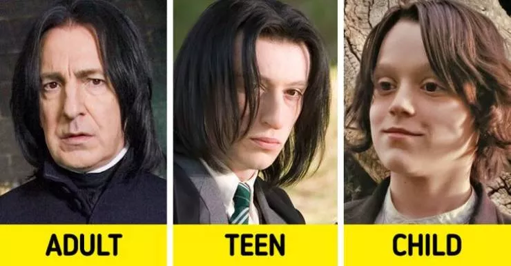 Film stars when they are younger