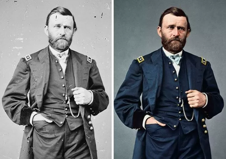 Old photos of american presidents restored  - #11 