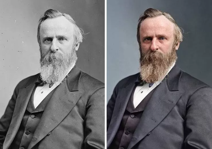 Old photos of american presidents restored  - #15 