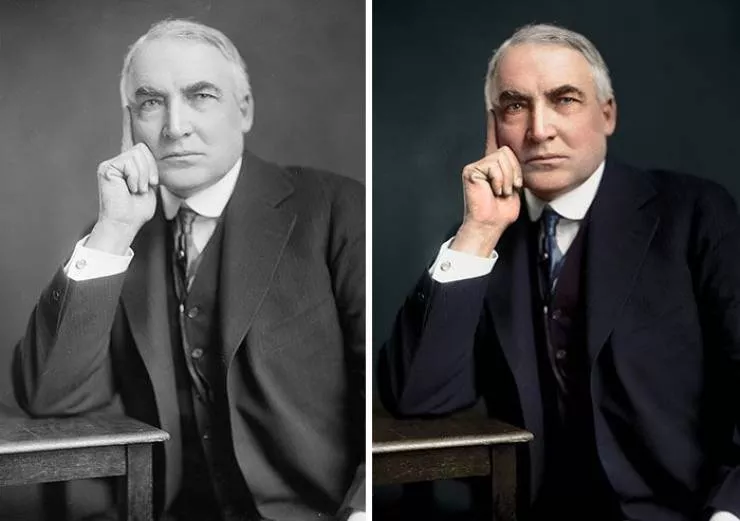 Old photos of american presidents restored  - #19 