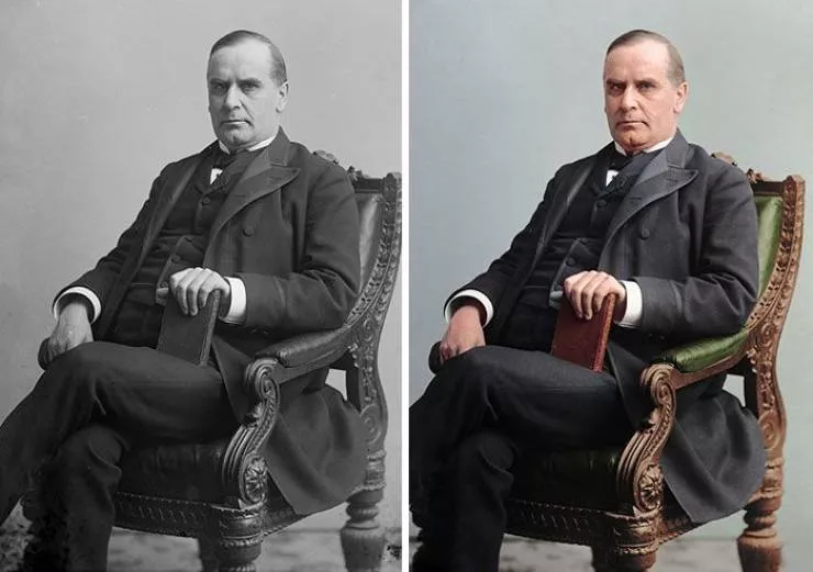 Old photos of american presidents restored  - #22 