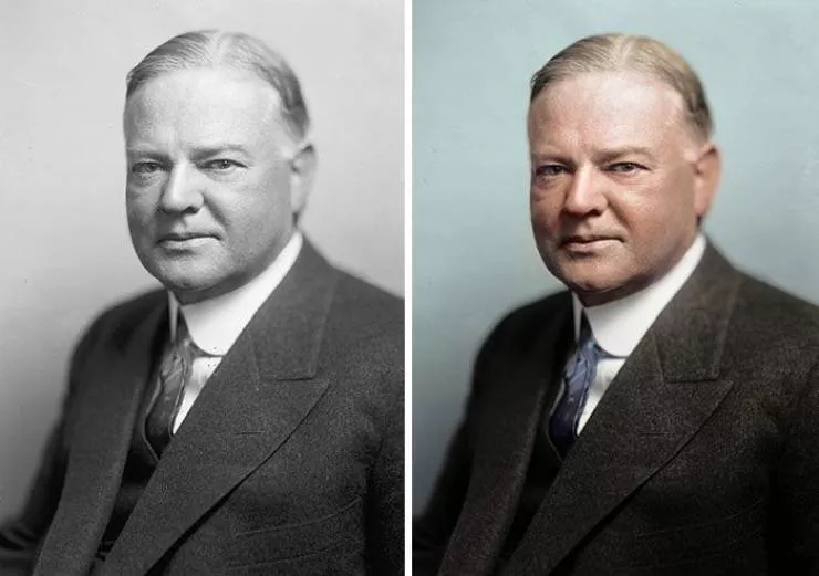 Old photos of american presidents restored  - #26 