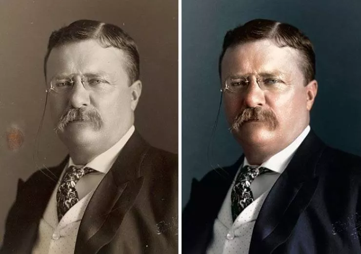 Old photos of american presidents restored  - #3 
