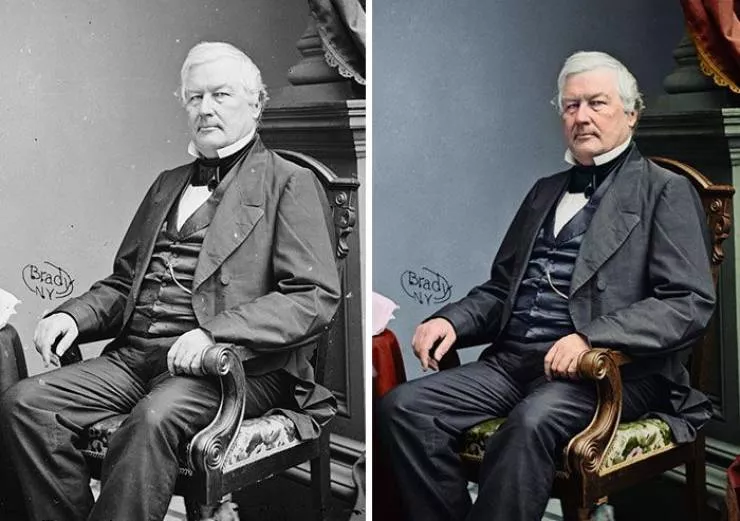 Old photos of american presidents restored  - #8 