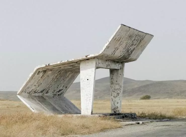 Top 20 abandoned places - #1 Bus station in Kazakhstan