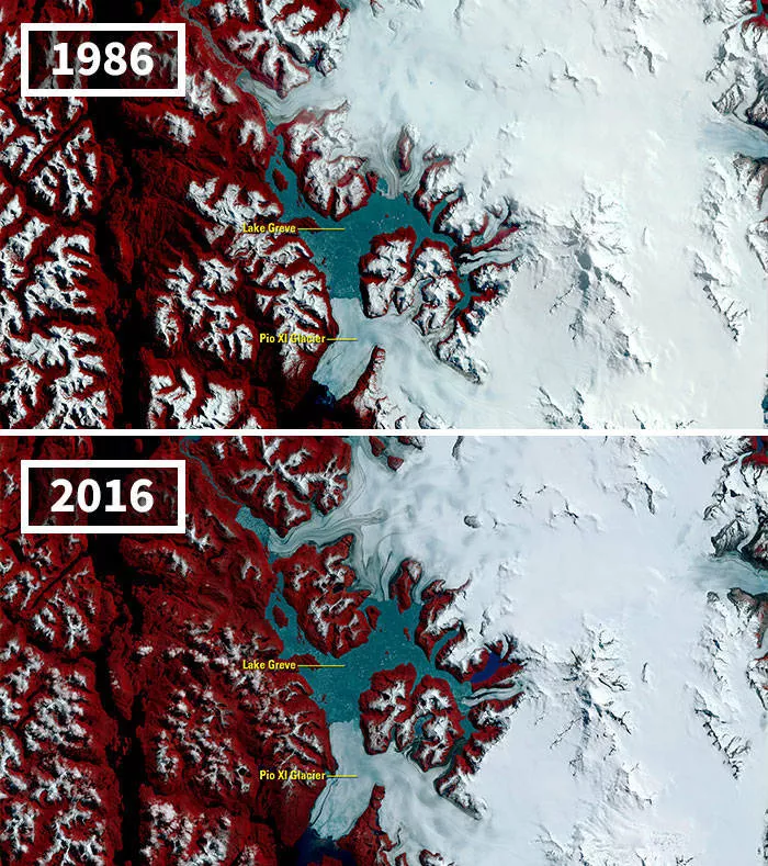 Nasa shows climate change - #12 Receding glaciers lives