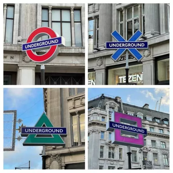 Top amazing designs - #16 Tube station signs near PlayStation headquarters in Oxford