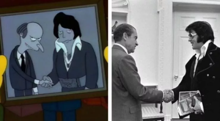 The famous scenes re created by the simpsons - #12 Nixon / Kennedy TV talk