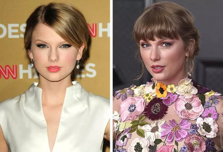 Evaluation of celebrities in recent years - #13 Taylor Swift (2008 vs 2021)