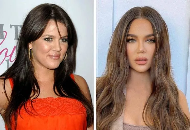 Evaluation des clbrits au cours de ces dernires annes - #15 Khloé Kardashian (2008 vs 2021)
