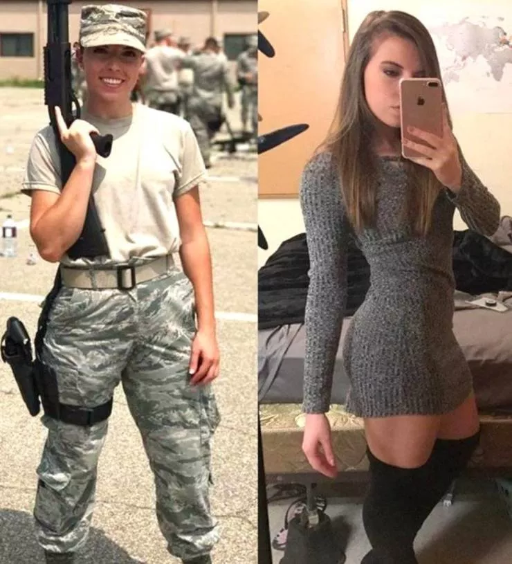 Hot girls with and without uniforms - #36 