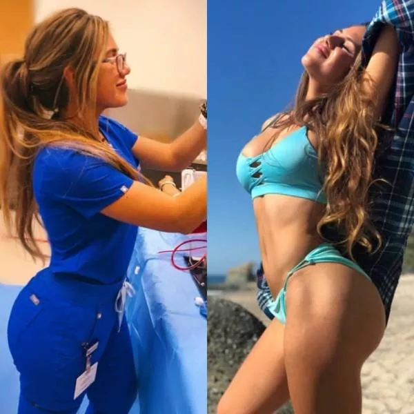 Hot girls with and without uniforms - #7 