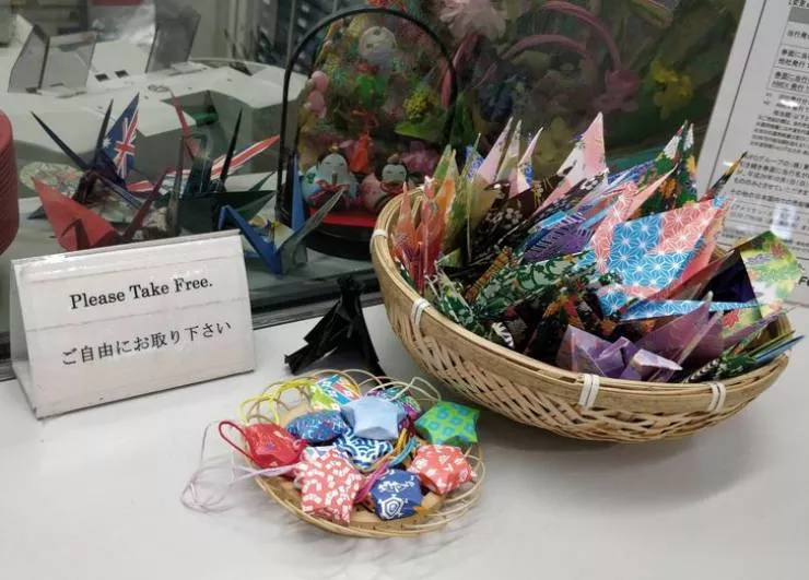 Japon un pays pas comme les autres - #13 Des origami gratuit