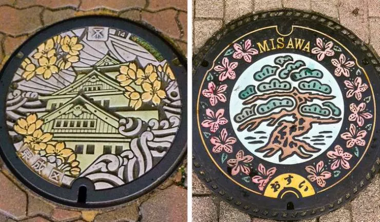 Japan a country like no other - #6 Manhole covers