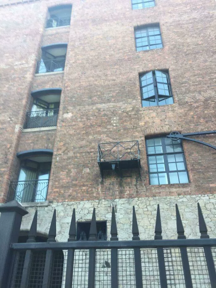 The weirdest balconies ever seen