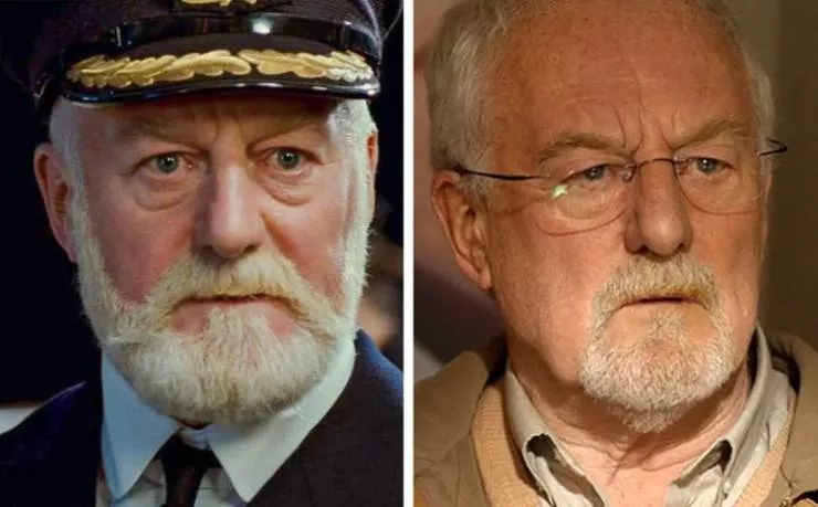 Titanic actors 24 years ago vs these days - #4 Titanic’s captain — Bernard Hill