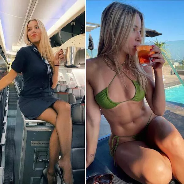 Hot flight attendants - #9 