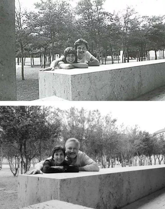 They recreated their old photographs and prove that love can last forever - #26 