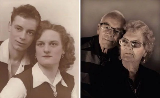 They recreated their old photographs and prove that love can last forever - #29 