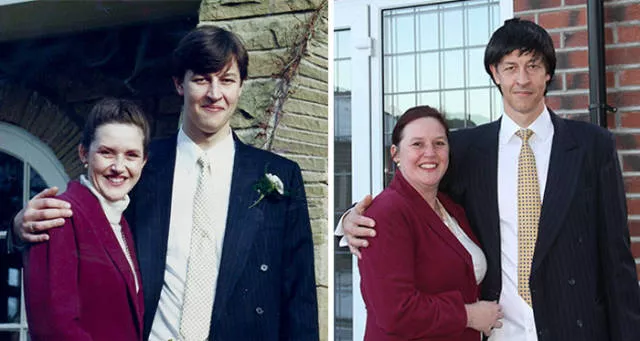 They recreated their old photographs and prove that love can last forever - #36 
