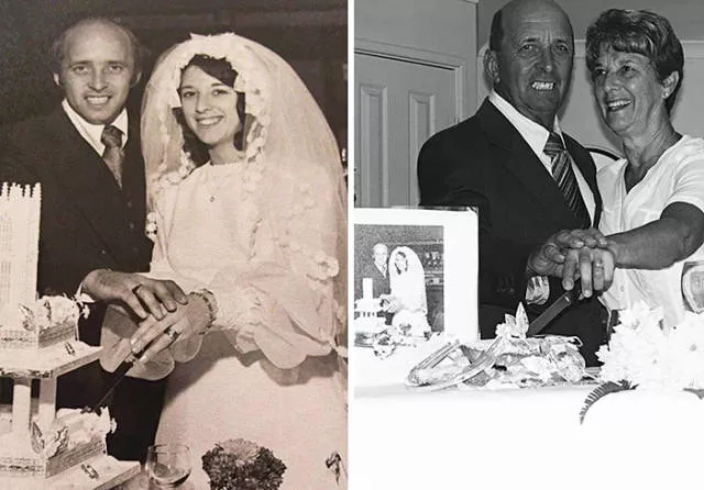 They recreated their old photographs and prove that love can last forever - #40 