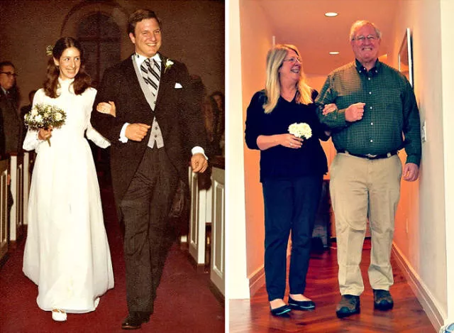 They recreated their old photographs and prove that love can last forever - #43 