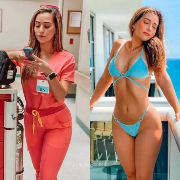 Hot girls with and without their uniforms - #19 