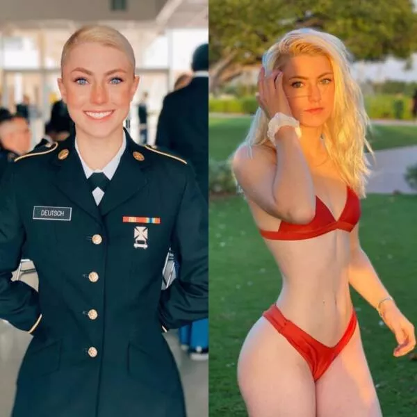 Hot girls with and without their uniforms - #64 